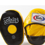 Боксерские лапы Fairtex (FMV-10 yellow)